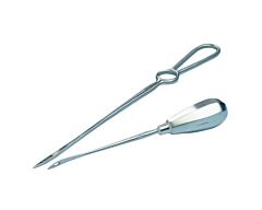 Schedehechtnaald Bühner KRUUSE, RVS, 30 cm