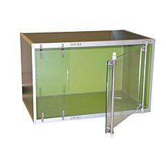 BUSTER dog cage model B with tempered glass door