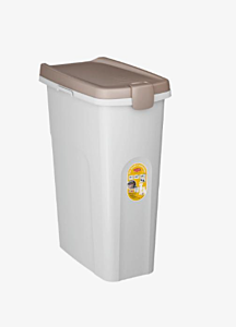 Voer container Stefanplast wit/grijs 40 liter