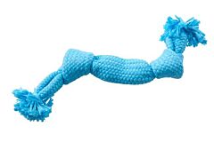 BUSTER Colour Squeak Rope, light blue, 35 cm, M