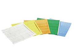 Apotheek mini kaartjes blanco groen kaders 80 stuks