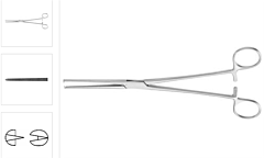 Arterieklem kocher 22,5 cm recht Aesculap