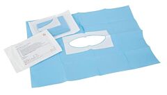 Afdekdoek Buster L met plakrand rond gat 44 x 74cm per 25 st