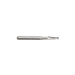 Bur, FG taper flat end, 19 mm, size 012, 5/pk