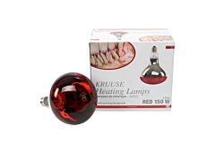 KRUUSE Infrared Heating Lamp, 150 W, red, 2/pk