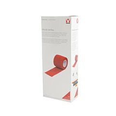 Bandage KRUUSE Vet-Flex 4,5 mtr x 5 cm rood 10 stuks