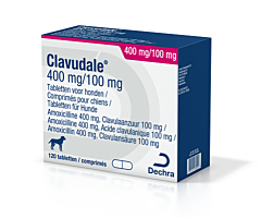 Clavudale 400/100 mg tablet 1x120 stuks