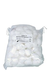KRUUSE Cotton Wool, Absorbent, Balls, 100/pk