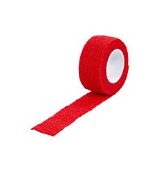 KRUUSE Vet-Flex, Red, 2.5 cm x 4.5 m, 10/pk