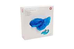KRUUSE Disposable shoe covers, blue, 70/pk