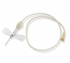 NIPRO Butterfly 19G 1,1 x 19 mm creme + slang 30 cm per stuk