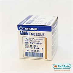 Naalden Terumo ivoor 19G 1½  1,1x38 100 st