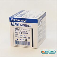 Naalden Terumo zwart 22G 1¼ 0,7x32 100 st