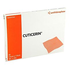 Cuticerin 7,5 x 7,5 cm steriel 10 stuks