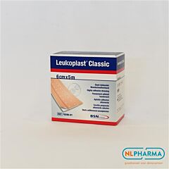 Leukoplast Classic 5mx6cm per stuk