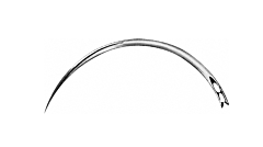 Hechtnaald 3/8 gebogen snijdend mt.9, 42mm per 12 stuks