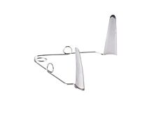 KRUUSE Cheek dilator, curved, long, 4.1 cm