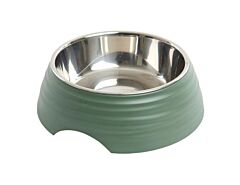 BUSTER Frosted Ripple Bowl, Dusty Green, L