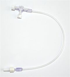 Infuus verlengslang 80 cm met driewegkraan steriel 25stuks
