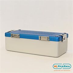 Instrumenten container mini 300 x 140 x 100 mm blauw