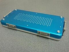 Instrumenten container mini 300 x 140 x 40 mm blauw B&D perf