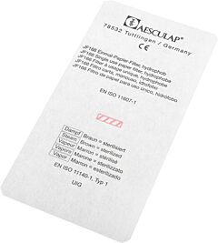 Instrumenten doos papierfilter 100 stuks 23,5x12 cm