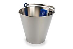 EQUIVET Stainless Steel Bucket With Brush