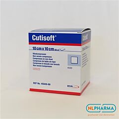 Kompres Leukoplast 10 x 10cm steriel 4-laags 50 x 2 stuks