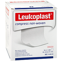 Leukoplast gaaskompres 10 x 10 cm steriel 4 laags 50x2 stuks