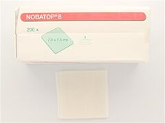 Kompres Nobatop 8 7,5 x 7,5cm 4-laags niet-steriel 200 stuks