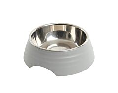 BUSTER Frosted Ripple Bowl, Matte Grey, M