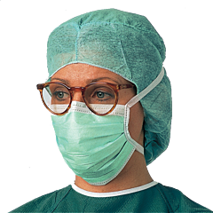 Mondneusmasker Carpex Carat met knooplinten, type 2, 50 st.