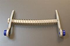 Mondsperder hond 15 cm rvs