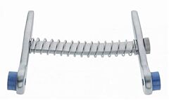 Mondsperder hond 8,5 cm rvs