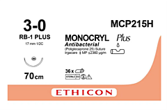 Monocryl mcp215h usp 3-0 rb-1 70 cm 36 stuks
