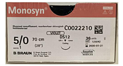 Monosyn usp 5-0 ds-12 70 cm 36 stuks