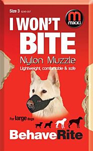 Muilkorf Mikki Nylon Hond maat 3