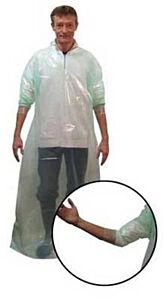 Operatiejas plastic groen 24 stuks 	lengte 156 cm