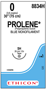 Prolene 8834H usp 0 sh TP 75 cm 36 stuks