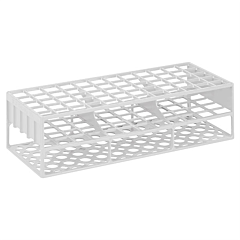 Reageerbuisrekje 40 gaten wit