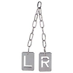 Rontgenfilm markering l + r ketting