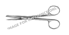 Schaar chirurgisch 13 cm recht stomp/spits - slank model