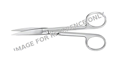 Schaar chirurgisch 15 cm gebogen spits/spits