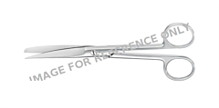 Schaar chirurgisch 16,5 cm gebogen stomp/spits