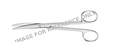 Schaar prepareer mayo 16,5 cm gebogen