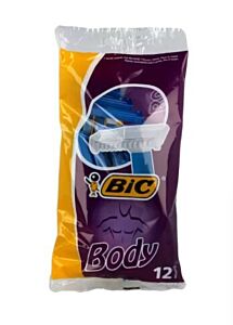 Scheermesjes bic disp. 12 stuks.