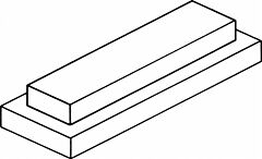 Slijpsteen arkansas in houten doos