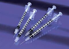 Spuit/naald BD insuline 1 ml 100E 200 stuks UITVERKOPEND