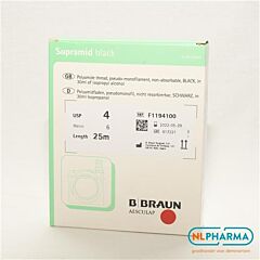 Supramid braun ep 6 usp 4 zwart 25 meter