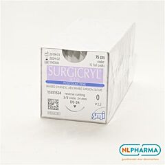 Surgicryl 910 ep-3,5 usp 0 ds24 75 cm 12 stuks